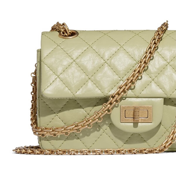 シャネル 22.5 ミニ ハンドバッグコピー *ブロンズ チェーン AS0874 B01441 N5204